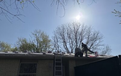Broken Arrow Reroof on this sunny day! #reroof #OkRoofs