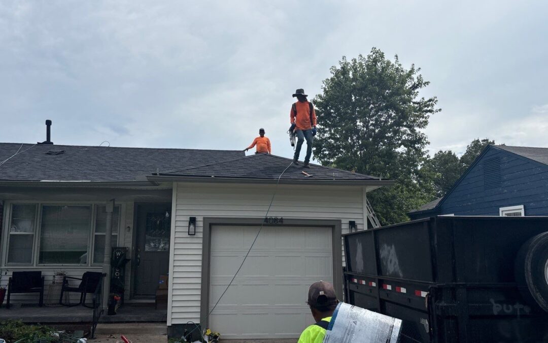 JENKS WE ARE HERE! 🎉 We have a gorgeous home we’re working on today, if you see us and have ANY questions or concerns about your roof CALL now or DM us to set up a free inspection!